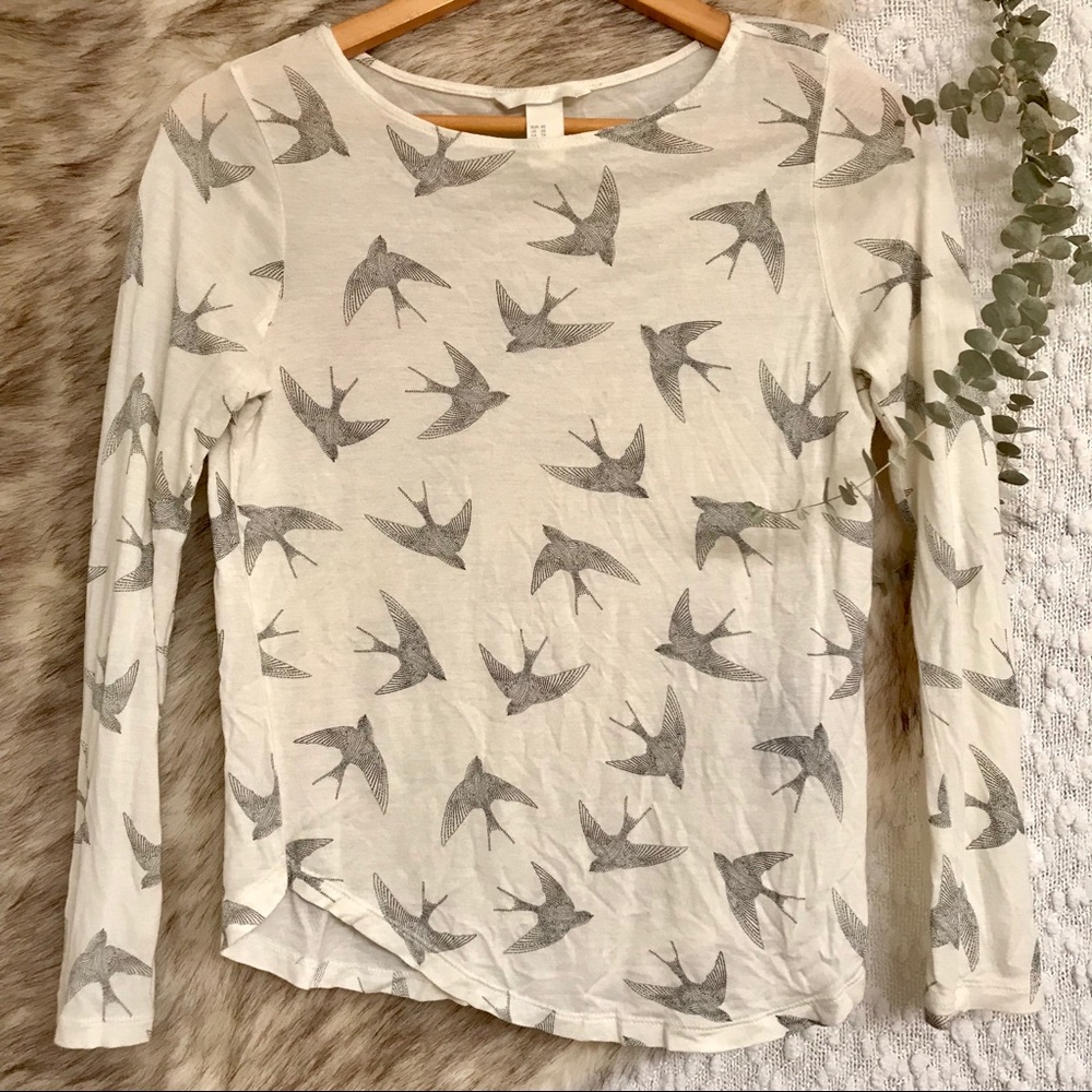 Pretty swallow long sleeve tee
